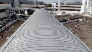Metal roof After Waterproofing treatment on Metal Roof