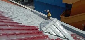 Waterproofing treatment to pitch roof