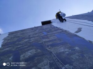 Waterproofing treatment works on external wall