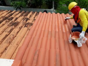 Roof Doctors waterproofing project in Singapore