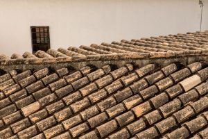 Clay roof tiles